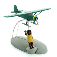 Moulinsarts - L'avion sur Skis dans Destination New York avec Livret - Tintin Series - Top CollectiblesDiecastMoulinsart