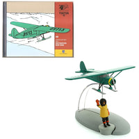 Moulinsarts - L'avion sur Skis dans Destination New York avec Livret - Tintin Series - Top CollectiblesDiecastMoulinsart