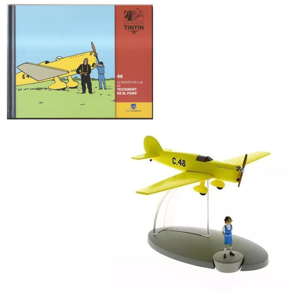 Moulinsarts - Le Prototype C.48 du Testament de M. Pump avec Livret - Tintin Series - Top CollectiblesDiecastMoulinsart