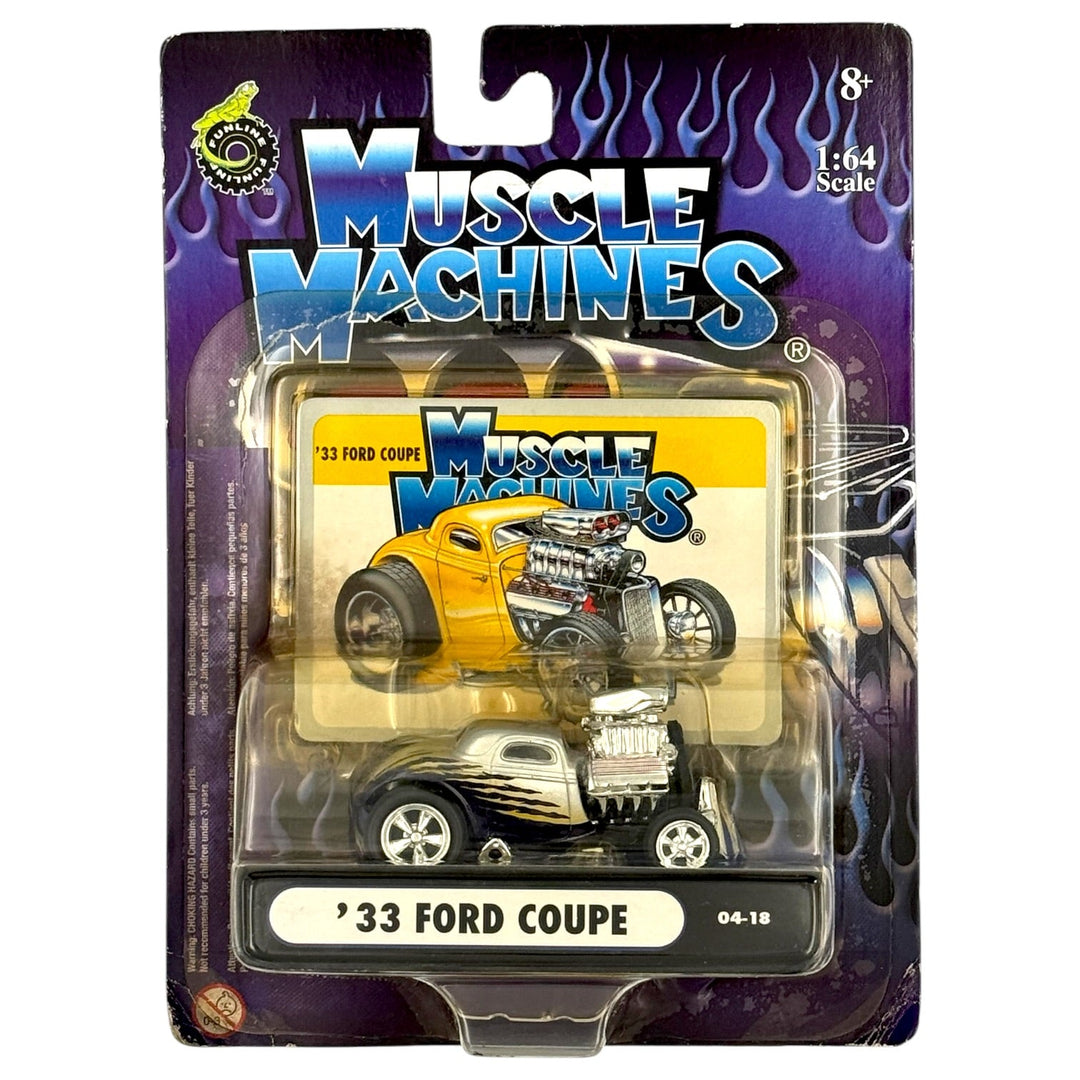 Muscle Machines - '33 Ford Coupe - 2001 - Top CollectiblesDiecastMuscle Machines