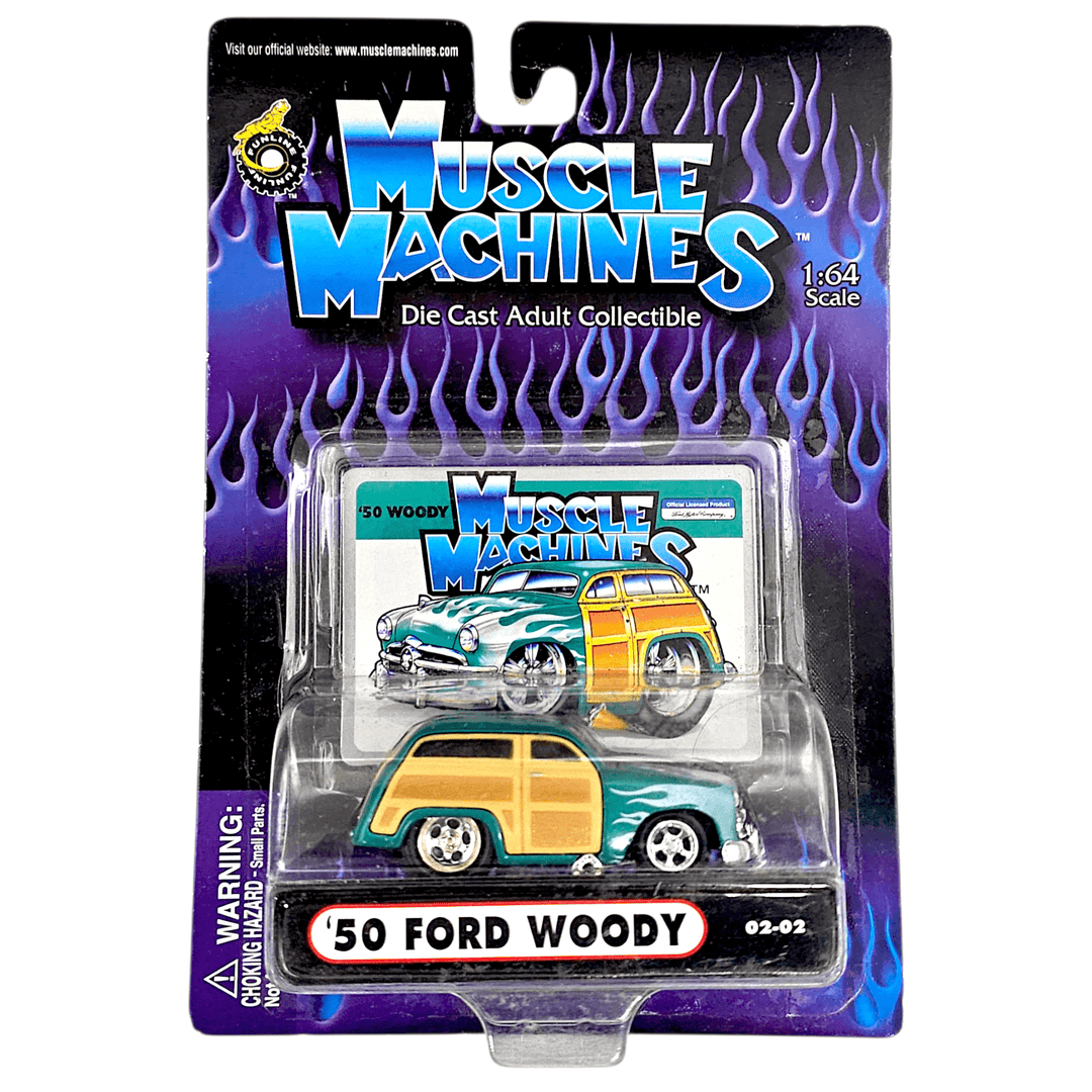 Muscle Machines - '50 Ford Woody - 2002 - Top CollectiblesDiecastMuscle Machines