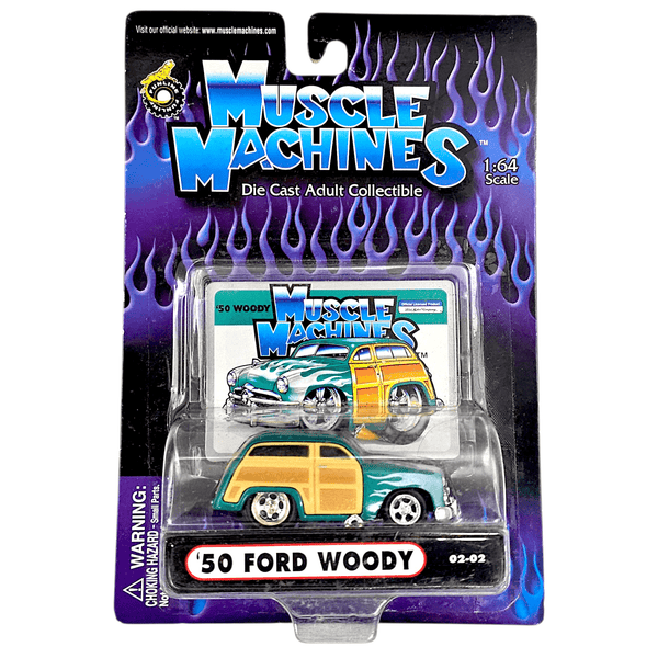 Muscle Machines - '50 Ford Woody - 2002 - Top CollectiblesDiecastMuscle Machines