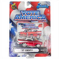 Muscle Machines - '57 Chevy - 2004 Vote America Series - Top CollectiblesDiecastMuscle Machines