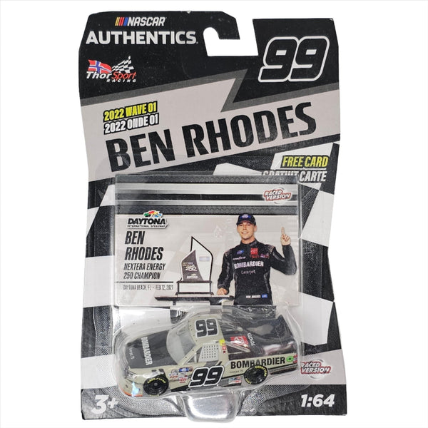 Nascar Authentics - Ben Rhodes Toyota Tundra Stock Car - 2022 - Top CollectiblesDiecastNascar Authentics