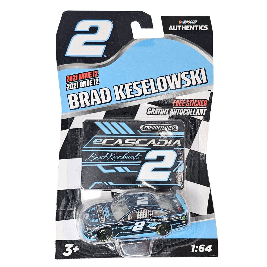 Nascar Authentics - Brad Keselowski Ford Mustang Stock Car - 2021 - Top CollectiblesDiecastNascar Authentics