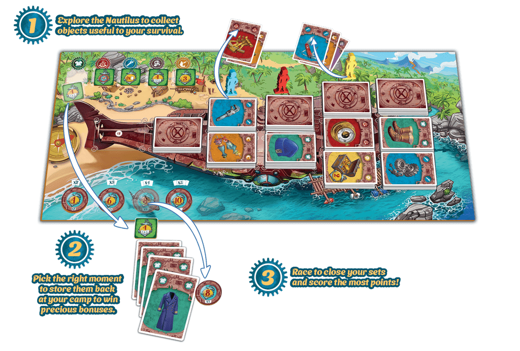 Nautilus Island (EN) - Top CollectiblesBoard GameFunny Fox