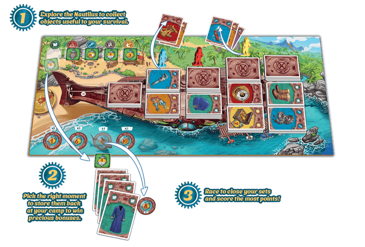 Nautilus Island (EN) - Top CollectiblesBoard GameFunny Fox