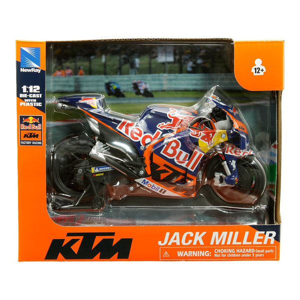 NewRay - Red Bull KTM Factory Racing MotoGP #43 Jack Miller *1:12 Scale* - Top CollectiblesDiecastNewRay