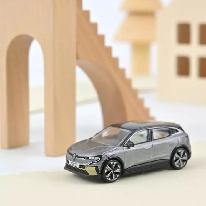 Norev - Renault Megane E - Tech 100% Electric 2022 Shadow Grey and Black *1:64 Scale* - Top CollectiblesDiecastNorev