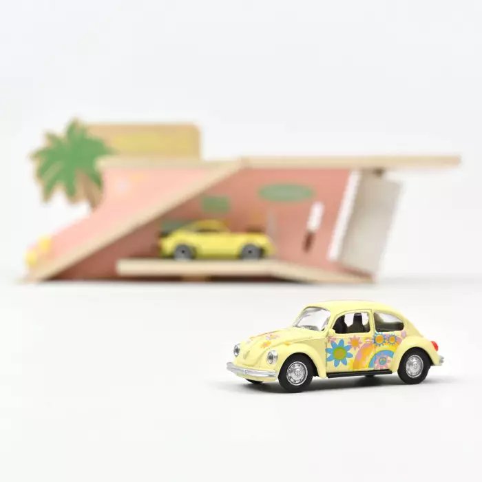 Norev - Volkswagen Beetle 1303 1973 Peace and Love *1:54 Scale* - Top CollectiblesDiecastNorev