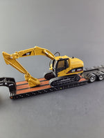 Norscot - Peterbilt 389 W/ Trail King Trailer & Caterpillar 315C L - *1:87 Scale* - Top CollectiblesDiecastNorscot