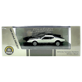 Para64 - 1972 De Tomaso Pantera - White / Black - Top CollectiblesDiecastPara64