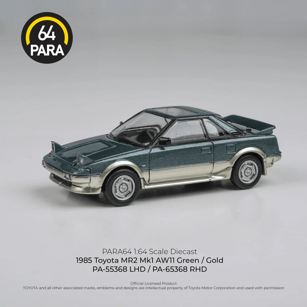 Para64 - 1985 Toyota MR2 MK1 - Green / Gold – Top Collectibles