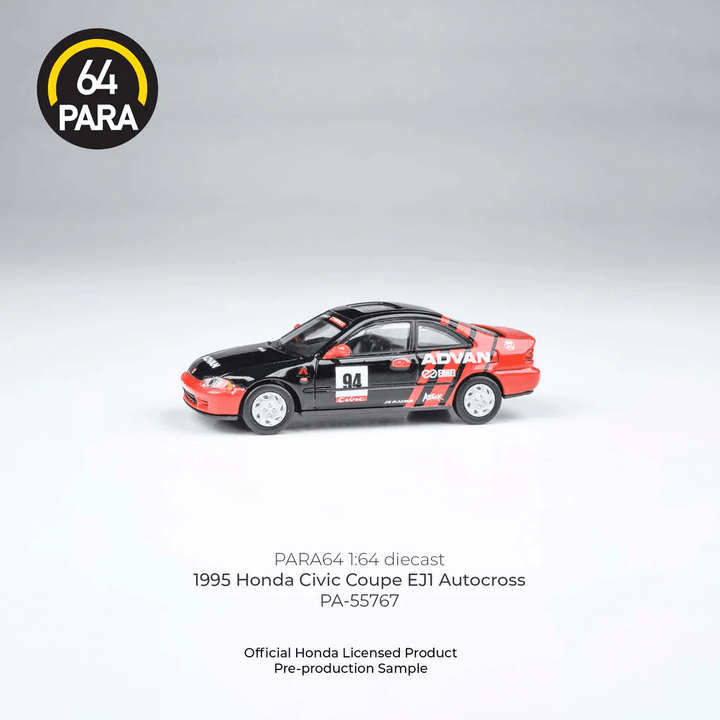 Para64 - 1995 Honda Civic Coupe EJ1 - Autocross - Top CollectiblesDiecastPara64