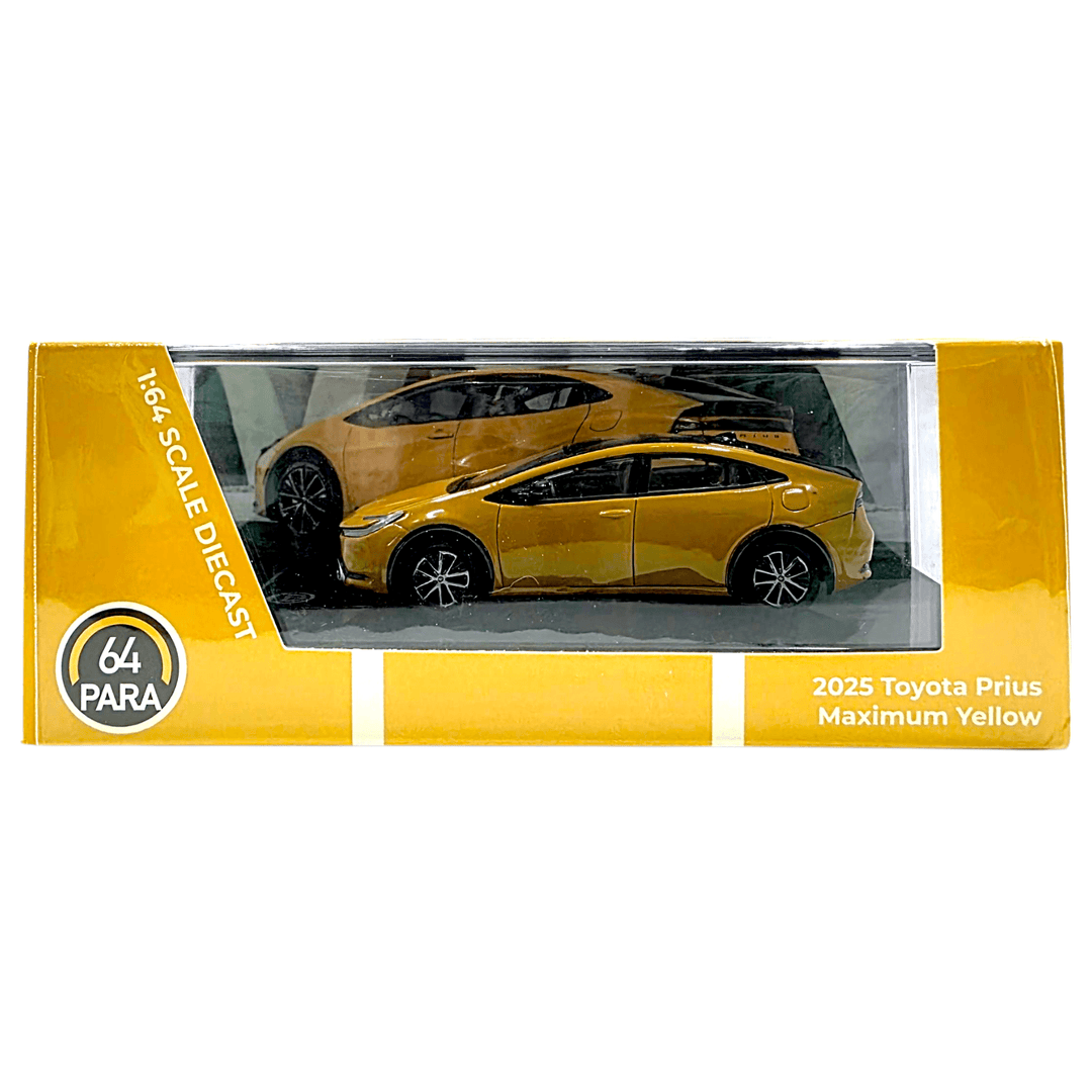 Para64 - 2023 Toyota Prius - Maximum Yellow / Karashi - Top CollectiblesDiecastPara64