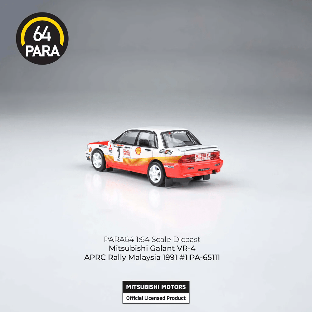 Para64 - Mitsubishi Galant VR - 4 - APRC Rally Malaysia 1991 1 - Top CollectiblesDiecastPara64