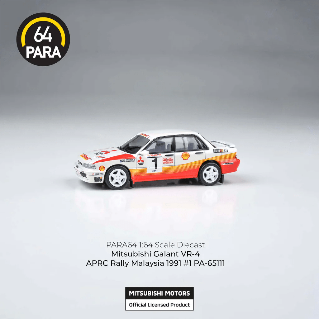 Para64 - Mitsubishi Galant VR - 4 - APRC Rally Malaysia 1991 1 - Top CollectiblesDiecastPara64