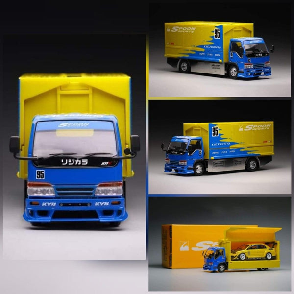 Peako x Y.E.S - Spoon Gullwing Container Truck - Top CollectiblesDiecastPeako