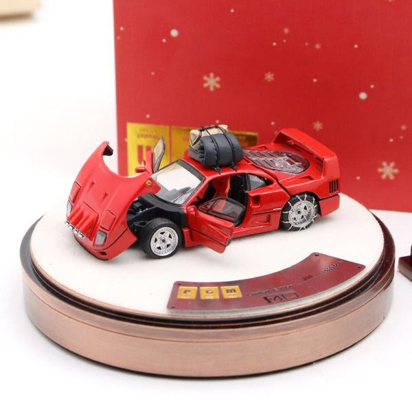 PGM - Ferrari F40 Snow Drifter (Luxury Base) *Limited to 999 Pieces* - Top CollectiblesDiecastPGM