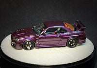 PGM X One Model - Nissan Skyline GT - R R34 Z - Tune "Midnight Purple" (Luxury Base) *Limited to 999 Pieces* - Top CollectiblesDiecastPGM