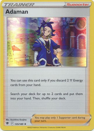 Pokemon - Adaman - 135/189 - Holo Rare - Sword &amp; Shield: Astral Radiance Series - Top CollectiblesCollectible CardsPokémon