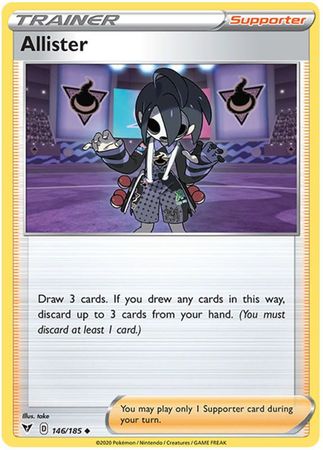 Pokemon - Allister - 146/185 - Uncommon - Sword & Shield: Vivid Voltage Series - Top CollectiblesCollectible CardsPokémon