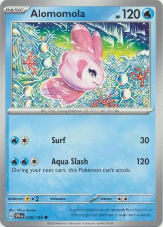 Pokemon - Alomomola - 048/198 - Common - Scarlet &amp; Violet (Base Set) Serie - Top CollectiblesCollectible CardsPokémon