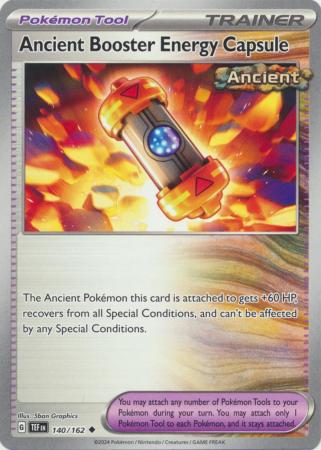 Pokemon - Ancient Booster Energy Capsule - 140/162 - Uncommon - Scarlet & Violet: Temporal Forces Singles - Top CollectiblesCollectible CardsPokémon