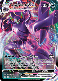 pokemon sword and shield darkness ablaze rarest card Pokemon - Angoliath (VMAX) - 115/189 - Ultra Rare