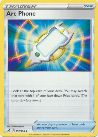 Pokemon - Arc Phone - 152/196 - Uncommon - Sword & Shield: Lost Origin Series - Top CollectiblesCollectible CardsPokémon