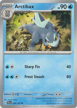 Pokemon - Arctibax - 059/193 - Uncommon - Scarlet &amp; Violet: Paldea Evolved Series - Top CollectiblesCollectible CardsPokémon