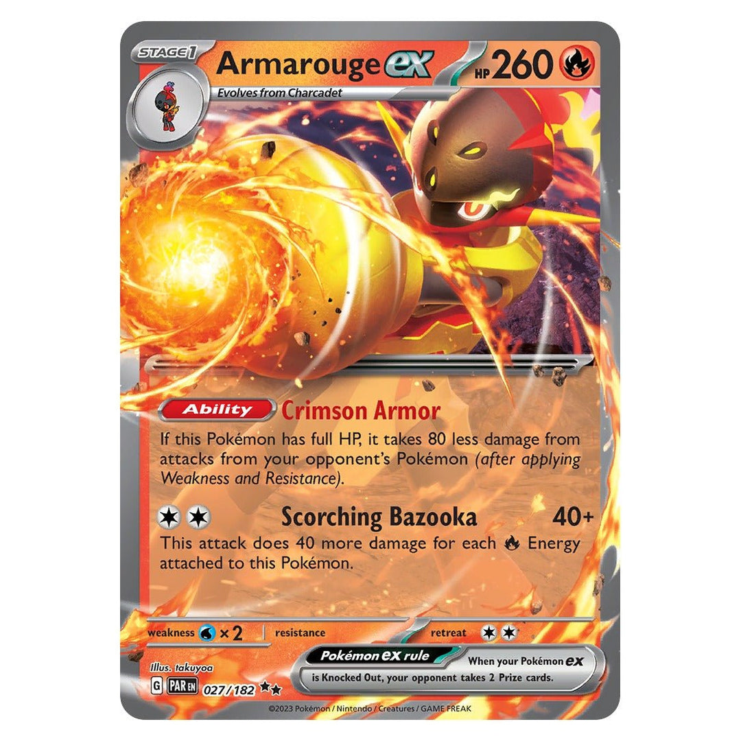 Pokemon - Armarouge ex - 27 - Double Rare - Paradox Rift - Top CollectiblesPokémon SinglePokémon