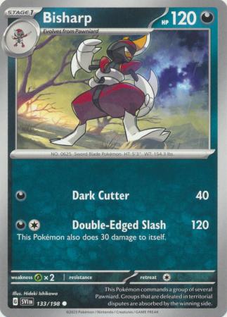 Pokemon - Bisharp - 133/198 - Common - Scarlet &amp; Violet (Base Set) Series - Top CollectiblesCollectible CardsPokémon