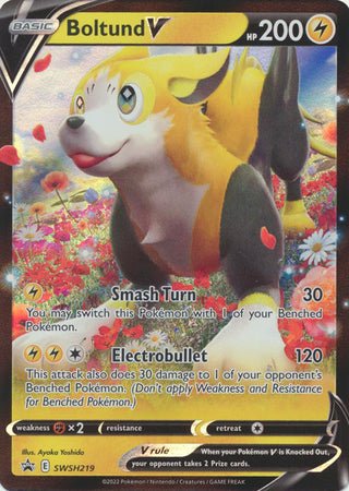 Pokemon - Boltund V - SWSH219 - Promo - Sword &amp; Shield Series - Top CollectiblesCollectible CardsPokémon