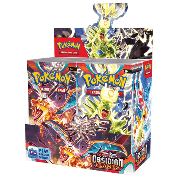Pokemon - Booster Box (36 Packs) - Scarlet & Violet: Obsidian Flames Series *Sealed* - Top CollectiblesCollectible CardsPokémon