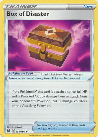 Pokemon - Box of Disaster - 154/196 - Uncommon - Sword & Shield: Lost Origin Series - Top CollectiblesCollectible CardsPokémon