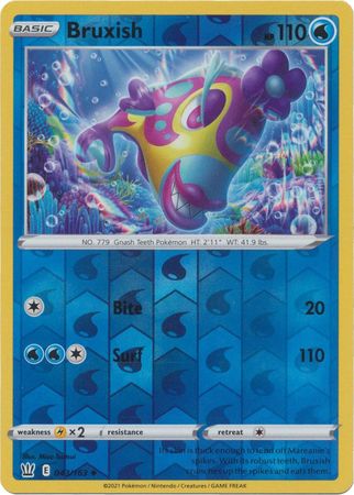 Pokemon - Bruxish - 043/163 - Uncommon Reverse Holo - Sword & Shield: Battle Styles Singles - Top CollectiblesCollectible CardsPokémon