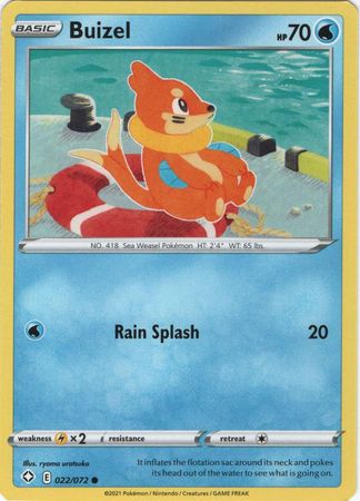 Pokemon - Buizel - 022/072 - Common - Shining Fates Series - Top CollectiblesCollectible CardsPokémon