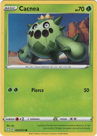 Pokemon - Cacnea - 004/072 - Common - Shining Fates Series - Top CollectiblesCollectible CardsPokémon