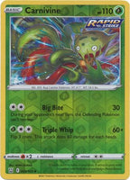 Pokemon - Carnivine - 009/163 - Uncommon Reverse Holo - Sword & Shield: Battle Styles Singles - Top CollectiblesCollectible CardsPokémon