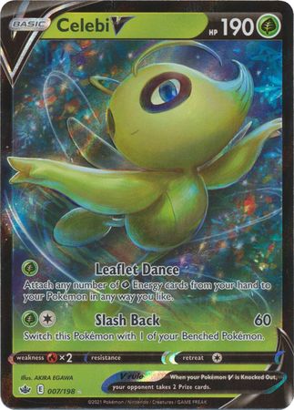 Pokemon - Celebi V - 007/198 - Ultra Rare - Sword & Shield: Chilling Reign Series - Top CollectiblesCollectible CardsPokémon