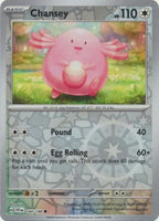 Pokemon - Chansey - 144/198 - Common Reverse Holo - Scarlet & Violet (Base Set) Series - Top CollectiblesCollectible CardsPokémon