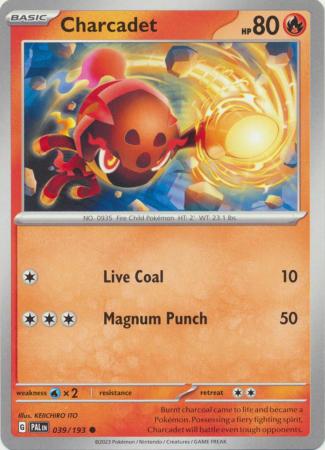 Pokemon - Charcadet - 039/193 - Common - Scarlet &amp; Violet: Paldea Evolved Series - Top CollectiblesCollectible CardsPokémon