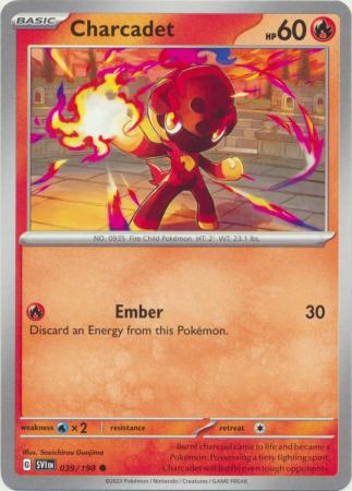 Pokemon - Charcadet - 039/198 - Common - Scarlet &amp; Violet (Base Set) Serie - Top CollectiblesCollectible CardsPokémon