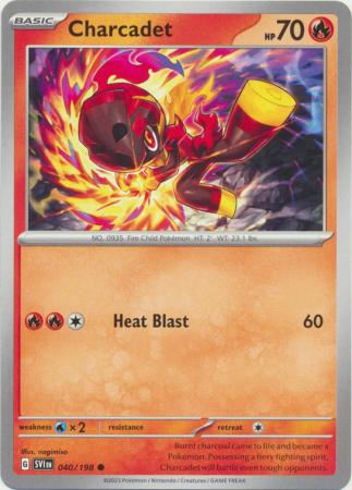 Pokemon - Charcadet - 040/198 - Common - Scarlet &amp; Violet (Base Set) Serie - Top CollectiblesCollectible CardsPokémon