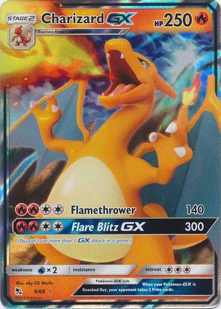 Pokemon - Charizard GX - 9/68 - Ultra Rare - Hidden Fates Series - Top CollectiblesCollectible CardsPokémon