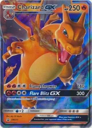 Pokemon - Charizard GX - SM211 - Promo - Sun & Moon Series - Top CollectiblesCollectible CardsPokémon