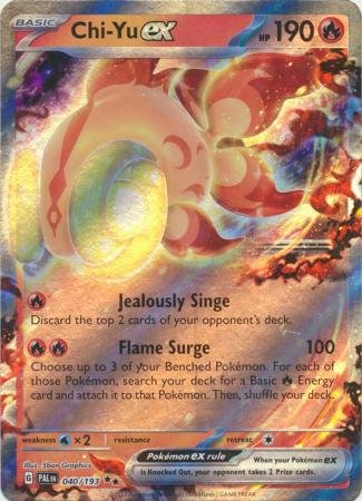 Pokemon - Chi - Yu ex - 040/193 - Ultra Rare - Scarlet & Violet: Paldea Evolved Series - Top CollectiblesCollectible CardsPokémon