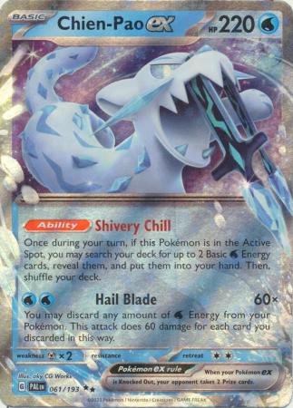 Pokemon - Chien - Pao ex - 061/193 - Ultra Rare - Scarlet & Violet: Paldea Evolved Series - Top CollectiblesCollectible CardsPokémon