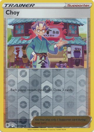Pokemon - Choy - 137/189 - Uncommon Reverse Holo - Sword &amp; Shield: Astral Radiance Series - Top CollectiblesCollectible CardsPokémon